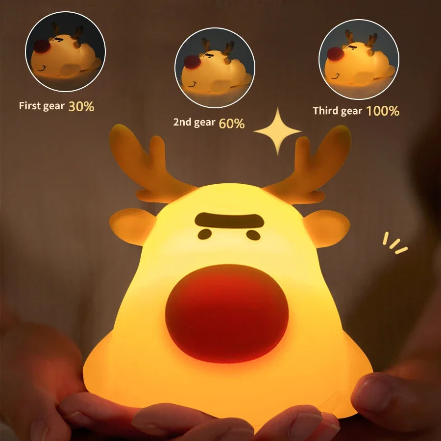 Reindeer Silicone Night Light