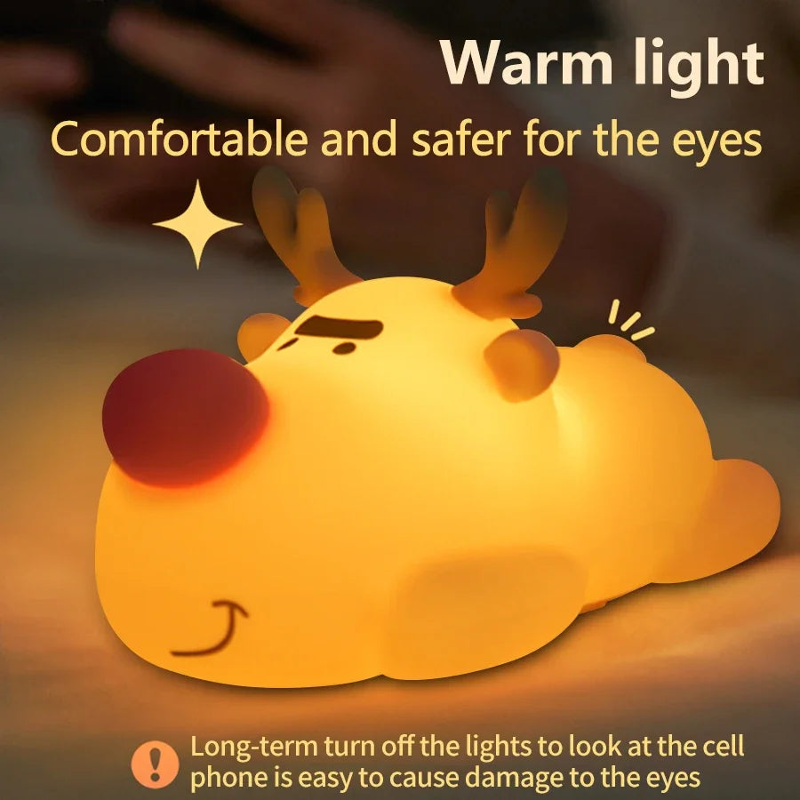 Reindeer Silicone Night Light