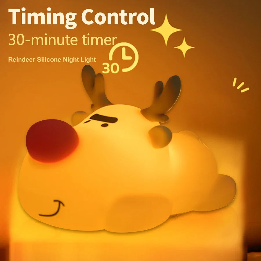 Reindeer Silicone Night Light