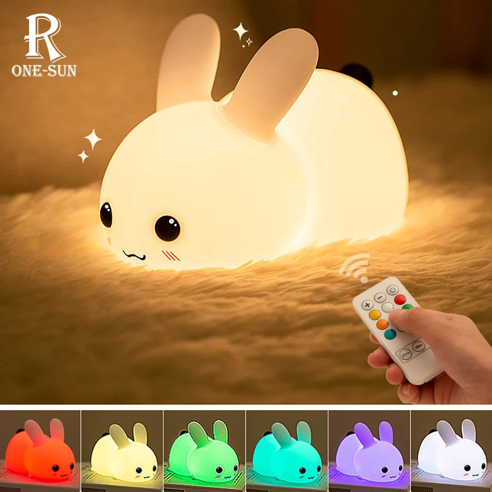 Rabbit Silicone Night Light