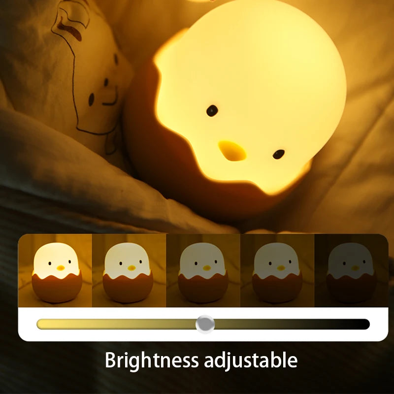 Cute Egg Chick Night Light