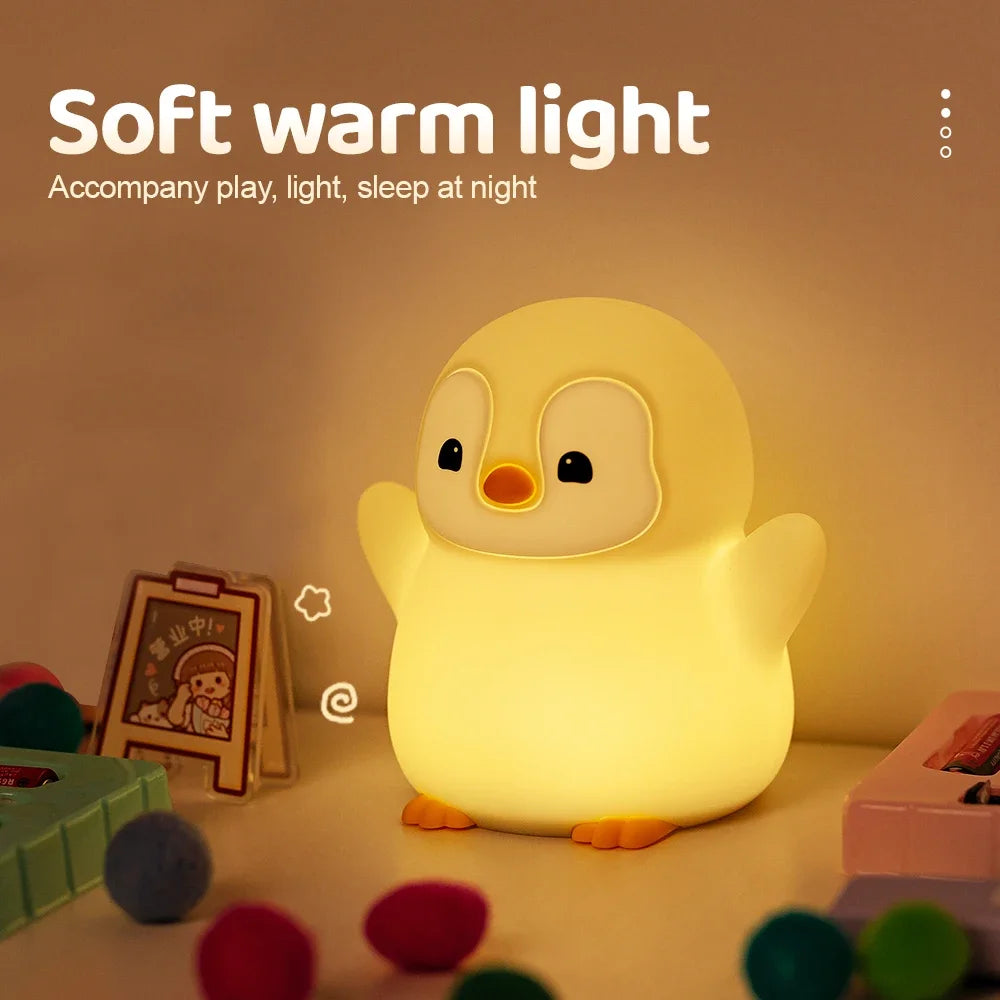Cute Penguin Night Light