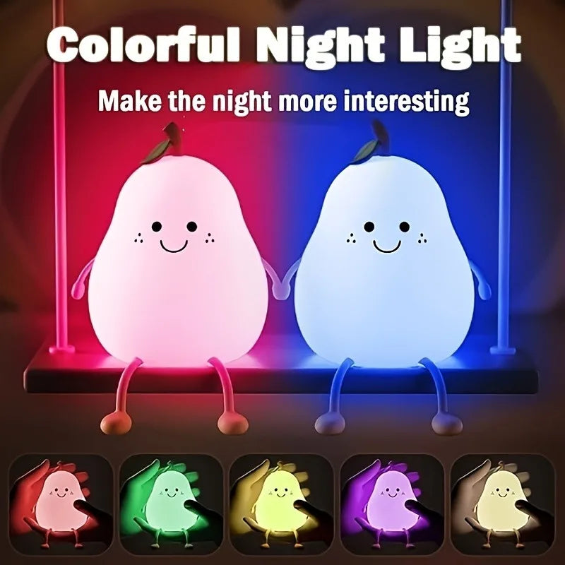 Cute Pear Night Light