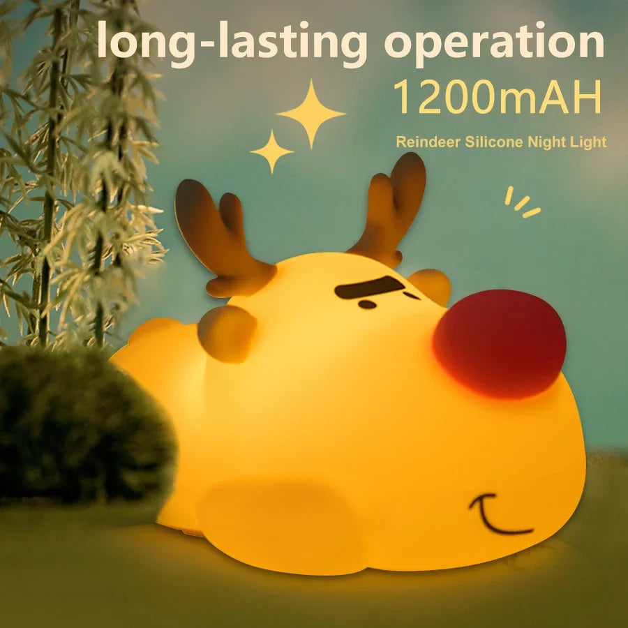 Reindeer Silicone Night Light
