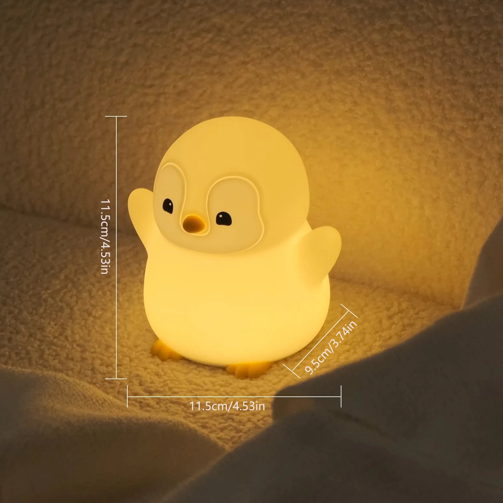 Cute Penguin Night Light