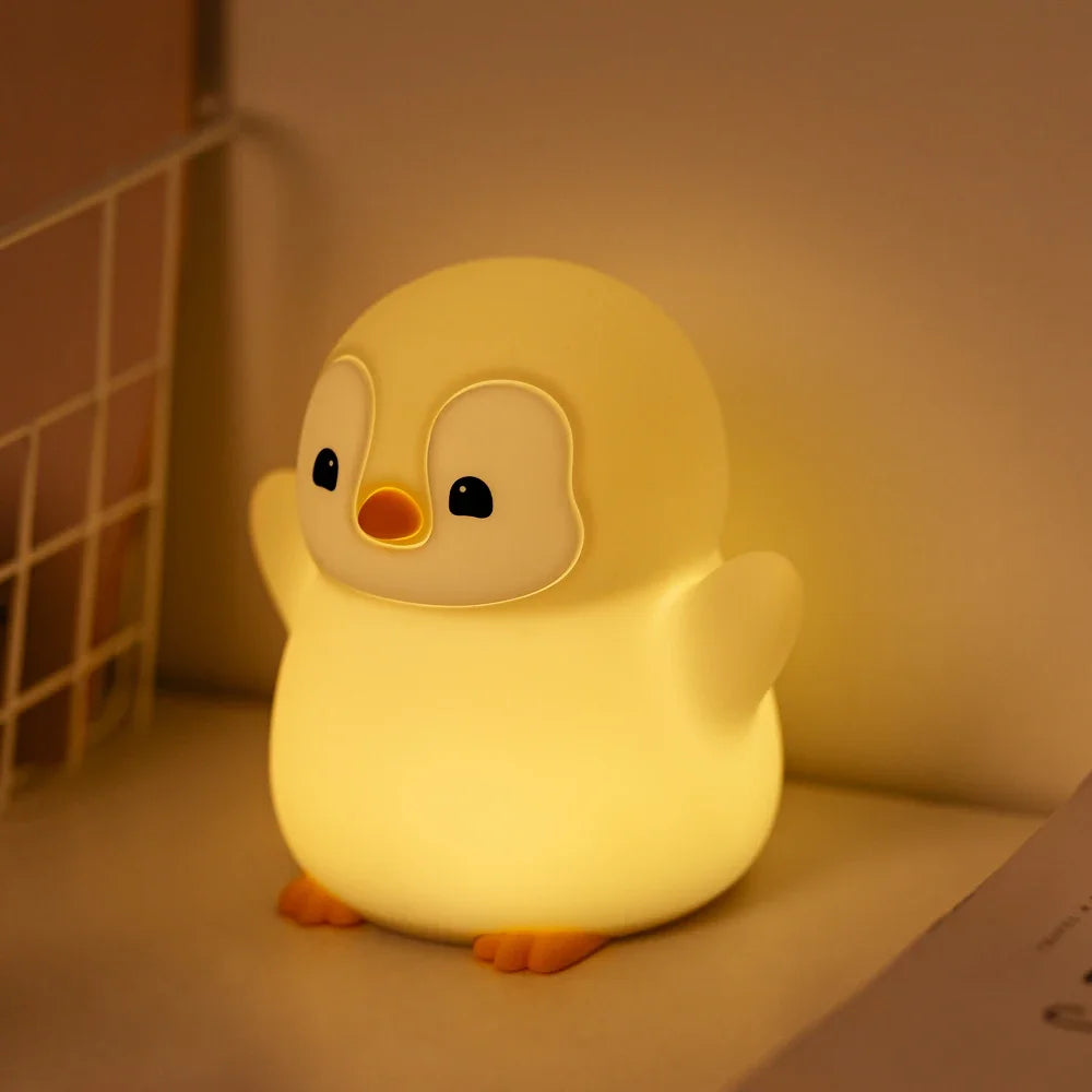 Cute Penguin Night Light