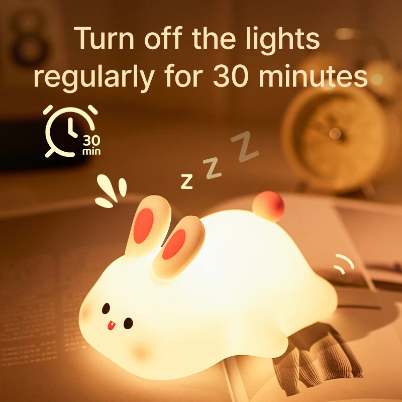 Cute Sheep, Panda, Rabbit LED Night Lights