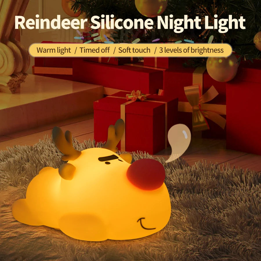 Reindeer Silicone Night Light