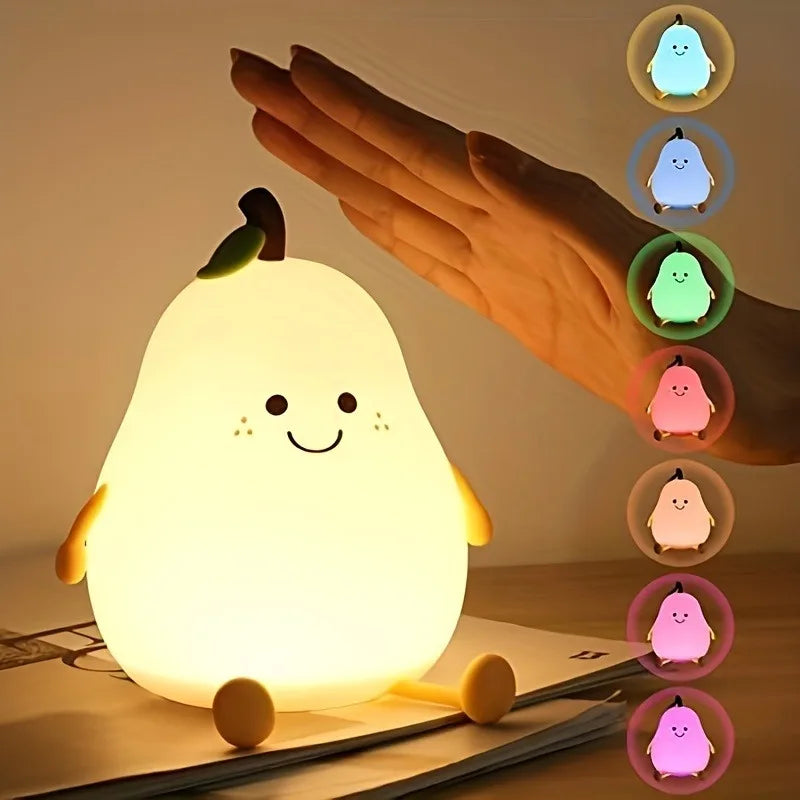Cute Pear Night Light